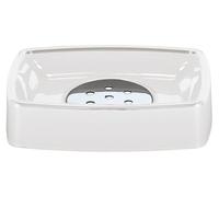 Kleine Wolke Textilgesellschaft mbH & Co. KG 5061 114 853 - Jabonera, plástico, 3 x 12 cm, Color Blanco