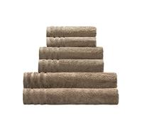 Kleine Wolke Toalla de Invitados Royal, algodón, Gris, 50 x 100 cm | OEKO-TEX, 500 g/m², vegano, sin componentes animales, con lazo para colgar, lavable a 60 °C, 100% algodón