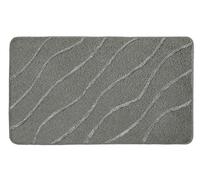 Kleine Wolke Tram alfombrilla para baño 120x70 cm rectangular gris 9189901225