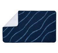 Kleine Wolke Tram alfombrilla para baño 140x80 cm rectangular azul 9189783657