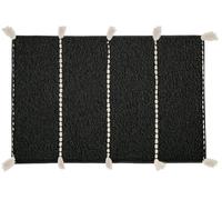 Kleine Wolke Travis alfombrilla para baño 65x55 cm rectangular negro 9158926539