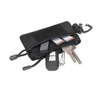 Kleines - Cartera de 80 g, Tragbarer, Oxford Gewebe Tasche, Wasserfester Schlüsselanhänger für Herren Teenager Outdoor Abenteuer Surfen Wandern Kompakter Taktischer Stauraum, Negro , Consulte la