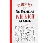 Kleines Geschenk Für Enkelkind: Enkel Buch für Notizen schöne Kleinigkeit von Oma und Opa praktisches Notizbuch A5 Dot Grid für Enkelsohn und Enkeltochter ein Mitbringsel Geburtstag und Einschulung