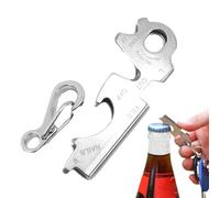 Kleines, Schlüsselanhänger-Werkzeug,8-in-1 Schlüsselanhänger-Schraubendreher Aus Edelstahl - Tragbares Outdoor-Zubehör Für Reisen, Camping, Wandern, Sport