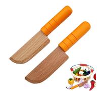 Kleinkind Holzschneider Spielzeug,Kinder Holz Schneidespielzeug - Rollenspiel Nachahmungsspiel Realistisches Schneidewerkzeug für Küche Kochen Zuhause Kindergarten Backen