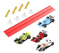 Kleinkinder Rennstrecke | Flexible Auto Rennbahn Mit Saugnapfen - Interaktives Rennbahn-Fahrzeugspielzeug Für, Mädchen Und Kinder AB 4 Jahren