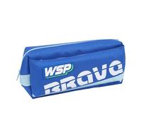 KleinsBlue - Estuche transparente para lápices, organizador de papelería de lona de doble capa, elegante y duradero para niños y estudiantes, suministros escolares, Klein Blueb, Talla única