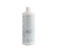 Klemerlain Agua Oxigenada en Crema Estabilizada 30 Volúmenes 9% | 1L | Oxidante para Coloración Capilar Permanente y Decoloración | Formulación Vegana con Ingredientes Naturales | Uso Profesional