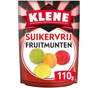 Klene Fruitmunten monedas originales sin azúcar holandesa regaliz 105G