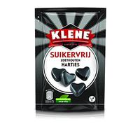 Klene regaliz | regaliz sin azúcar | regaliz holandés en forma de corazón dulce | regaliz holandés | regaliz Klene | bolsa de 3.7 onzas