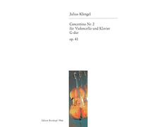 KLENGEL J. - CONCERTINO N 2 SOL M - OP.41 - CELLO Y PIANO -