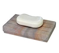 KLEO Jabonera de Piedra Artesanal Natural - Accesorios para Baño y Cocina