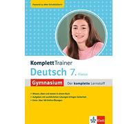 Klett KomplettTrainer Gymnasium Deutsch 7. Klasse: Der komplette Lernstoff