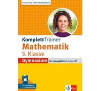 Klett KomplettTrainer Gymnasium Mathematik 5. Klasse: Mit extra Au (Tapa blanda)