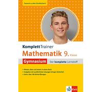 KomplettTrainer Gymnasium Matemáticas 9. Klasse: El contenido completo – Klett Verlag