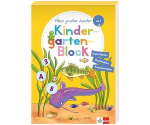 Klett Mein großer bunter Kindergarten-Block: Erste Zahlen, Buchstaben, Konzentration