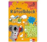 Klett Mein Rätselblock ab 5 Jahren Band 1: 100 kunterbunte Rätsel