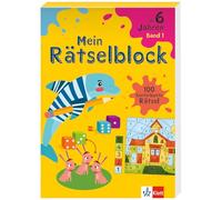 Klett Mein Rätselblock ab 6 Jahren Band 1: 100 kunterbunte Rätsel