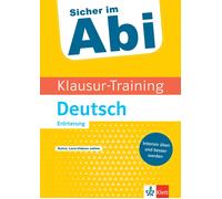 Klett Sicher im Abi Klausur-Training Deutsch Erörterung: Intensiv (Tapa blanda)