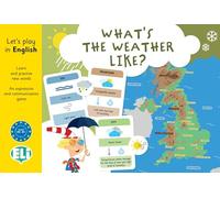 Klett What's The Weather Like?: Learn and Practise New Words. An Expression and Communication Game. 1 Landkarte, 60 Wettersymbole, 100 Spielkarten + Anleitung