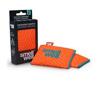 KletterRetter Orange SmellWell-Cojín de Secado y refrescante para Zapatos, Bolsas de Deporte o Incluso el Coche (Aroma, Unisex, Naranja Geometric, Uni