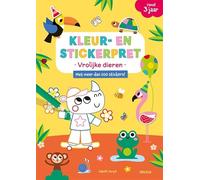 Kleur- en stickerpret - Vrolijke dieren (vanaf 3 jaar): Met meer dan 100 stickers! (Kleur- en stickerpret vrolijke dieren: Met meer dan 100 stickers!)