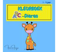 Kleurboek ABC-Dieren: 56 Kleurplaten voor kinderen van 1 tot 4 jaar
