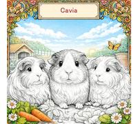 Kleurboek Cavia’s voor Kinderen en Volwassenen: Ontspannende en Gedetailleerde Kleurplaten voor Cavia-Liefhebbers - Perfect Cadeau