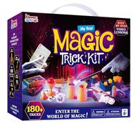 Klever Kits 180+ Juego de Magia - My First Magic Trick Kit- Increíble Juguete de Mago con lecciones de Video Paso a Paso, para niños Mayores de 6 años y Tarjetas de ilusión fáciles