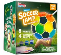 Klever Kits Juego de pintura para manualidades, lámpara de fútbol, juego de pintura para niños, juego creativo para niños a partir de 6, 7, 8, 9, 10, 11, 12 años, regalos para niños de 6 a 12 años
