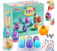 Klever Kits Kit de Tinte de Huevo de Pascua, Kit de Decoración de Huevo de Pascua DIY para Fiesta Temática de Pascua, Actividad Creativa