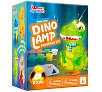 Klever Kits Lámpara de dinosaurio para niños a partir de 6 años, manualidades para niñas a partir de 6, 7, 8, 9, 10, 11, 12 años, regalos creativos para niñas y niños, juguete de unicornio para niños,