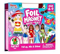 Klever Kits Muñecas magnéticas de vestir para niñas a partir de 4 años, juego de estilo de lujo con 5 muñecas de princesa, más de 60 trajes magnéticos y accesorios de aluminio, libro de actividades