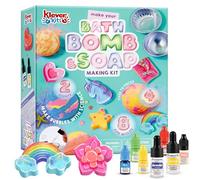 Klever Kits Set para Hacer Jabón DIY para Niños Mayores de 6 Años, Haz Tu Jabón Unicornio, Juegos de Ciencias STEM, Bombas de Baño DIY, Juego Educativo Creativo
