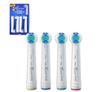 Klevner® KC-100 Premium Cabezales para cepillos de dientes eléctricos, compatibles con Oral B - Braun - Oral B Cepillo de dientes eléctrico de repuesto - Bombas de agarre firme - Juego de 4 para una