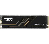 KLEVV CRAS C925G SSD 500GB, M.2 NVMe 2280, PCIe Gen4x4 unidad interna de estado sólido con disipador de calor, lectura de 7400 MB/s y escritura de 6200 MB/s, almacenamiento de alto rendimiento para