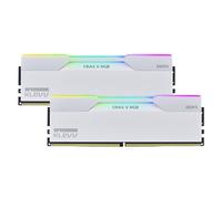 KLEVV CRAS V DDR5 RGB 48GB (2X 24GB) 8000MT/s CL38 Memoria RAM Gaming Kit XMP 3.0 Alto Rendimiento Overclocking 38-48-48-128- Juega más rápido con un CL38 ultrabajo