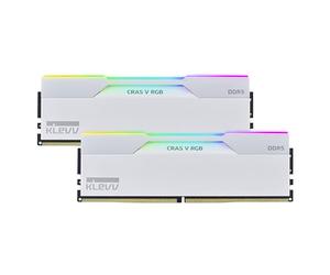 KLEVV CRAS V DDR5 RGB 48GB (2X 24GB) 8000MT/s CL38 Memoria RAM Gaming Kit XMP 3.0 Alto Rendimiento Overclocking 38-48-48-128- Juega más rápido con un CL38 ultrabajo