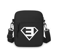 KLFDGGYU Bolso bandolera de un solo hombro con diseño película anime dibujos animados para hombre y mujer emblema en forma diamante letras moda ideal como regalo deportes al aire libre