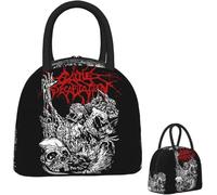 KLFDGGYU con diseño de decapitación ganado lonchera térmica impermeable para picnic mujeres y niños viajes deportes actividades al aire libre