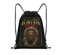 KLFDGGYU Mochila deportiva con cordón para gimnasio diseño de león Judá rebelde hombres y mujeres ideal como regalo actividades al aire libre