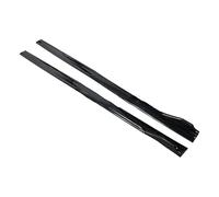 KLFDT Coche Faldones Laterales para Audi A1 A3 A4 A5 A6 A7 A8 B6 B7 B8 B9 C6 C7 C8 D3 D4 D5 D6,Escalones Laterales Coche Pedales,Diseño Divisor Basculante Extensión Accesorios,A/Glossyblack