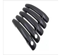 KLFDT Coche Manija Exterior de la Puerta para Citroen DS3 2009-2016,Puerta de Coche Tirador Exterior Coche Accesorios Resistentes,A/Carbon Fiber Grain 5