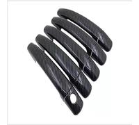 KLFDT Coche Manija Exterior de la Puerta para Citroen DS3 2009-2016,Puerta de Coche Tirador Exterior Coche Accesorios Resistentes,A/Carbon Fiber Grain 4
