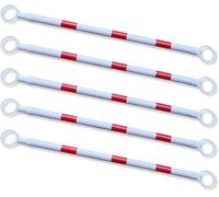 KLGFBDC Barras retráctiles para Conos de tráfico: Postes telescópicos de conexión para barricadas y Conos de estacionamiento, Ideales para el Control del tráfico y la gestión de la segurid