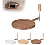 KLGFBDC Escritorio Plegable de Pared Que Ahorra Espacio, Mesa Flotante compacta para Habitaciones pequeñas, mesita de Noche Plegable versátil y Bandeja de Estudio (marrón)
