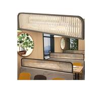 KLGFBDC Mampara divisoria de Acero Inoxidable para restaurantes, oficinas y Bares - 80x30 cm. Elegante Pantalla de mostrador para áreas de Comedor, Mayor privacidad y Seguridad, Ideal para Uso Comer