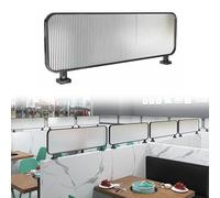 KLGFBDC Mampara divisoria de plexiglás Dorado para comedores - Separador de encimera Corto para Dormitorio, Cocina, Oficina, Restaurante y Hotel - Elegante Elemento Decorativo de Barrera