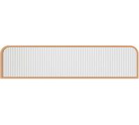 KLGFBDC Panel Divisor Semitransparente: Separador para escritorios de Oficina y áreas comunes, Elegantes mamparas de Vidrio a Rayas para restaurantes y Espacios de Trabajo.