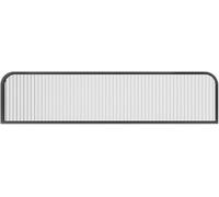 KLGFBDC Panel Divisor Semitransparente - Separador para escritorios de Oficina y Espacios públicos, Elegantes mamparas de Vidrio a Rayas para restaurantes y Estaciones de Trabajo.